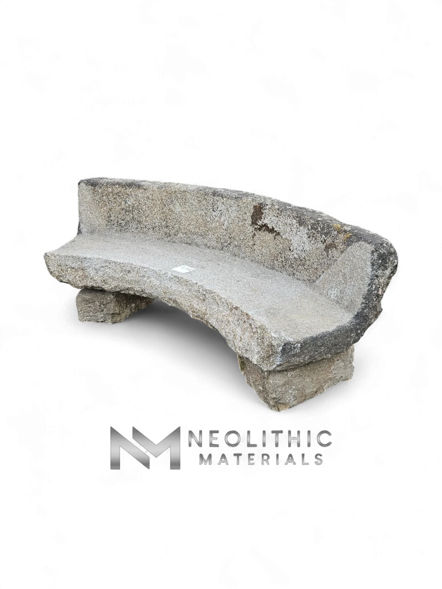 French Antique Granite Stone Mill used as Bench - Image 2